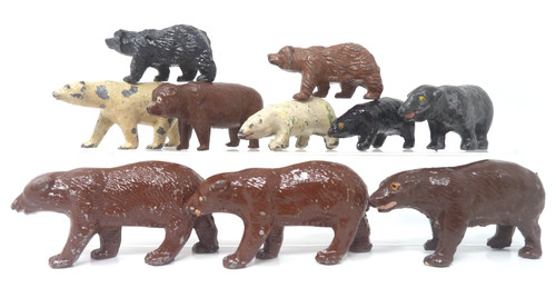 Vintage hollow lead - vintage, bears
