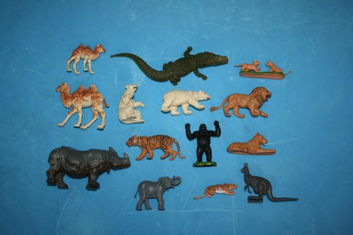 Vintage britains plastic zoo - britains,