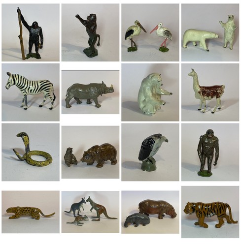 Vintage britains lead zoo - lead,
