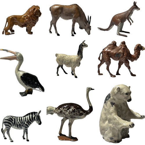 Vintage britains lead zoo - vintage,