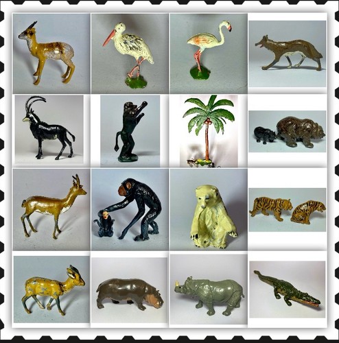 Vintage britains lead zoo - lead,