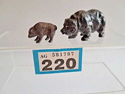 Britains brown bear cub x - brown, 2
