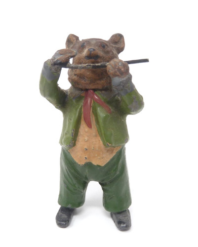 Heyde solid cast lead bear - heyde,